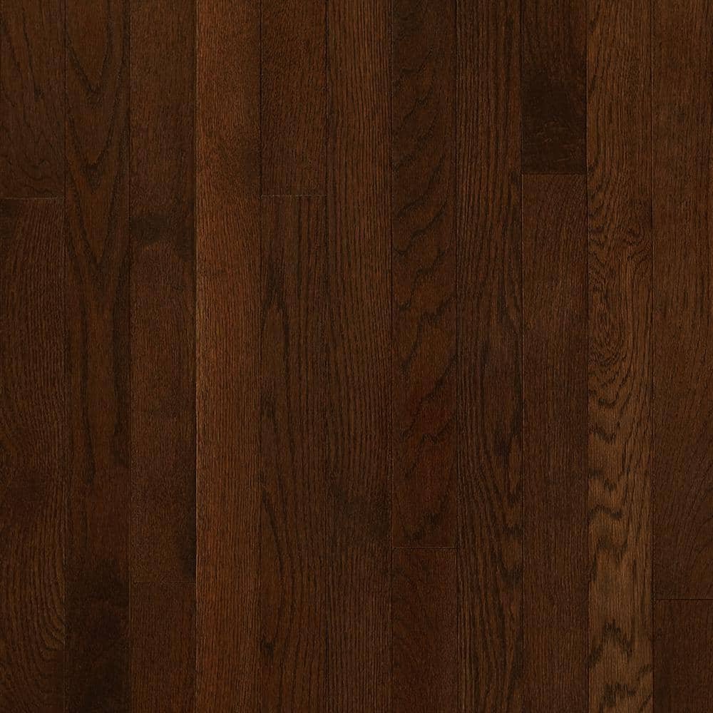 Plano Mocha Oak 3/4 In. T X 2.3 In. W Solid Hardwood Flooring (20 Sqft/Case)