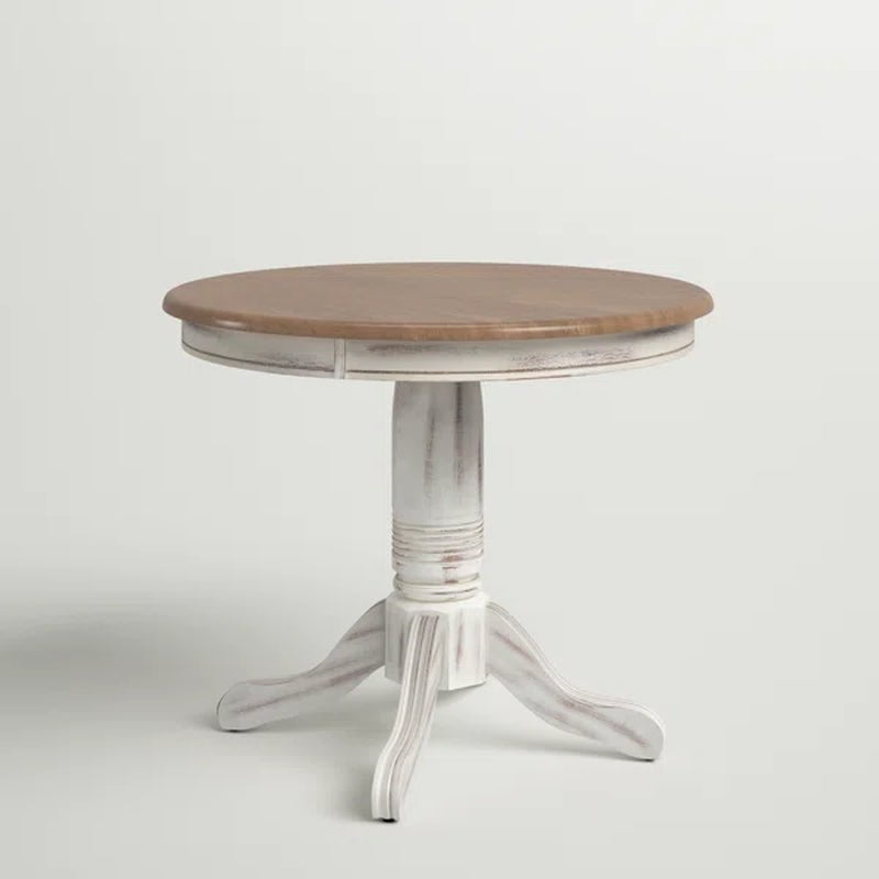 Bonas Solid Wood Pedestal Dining Table