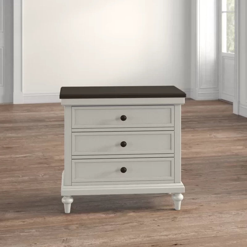 Carol Solid Wood Nightstand