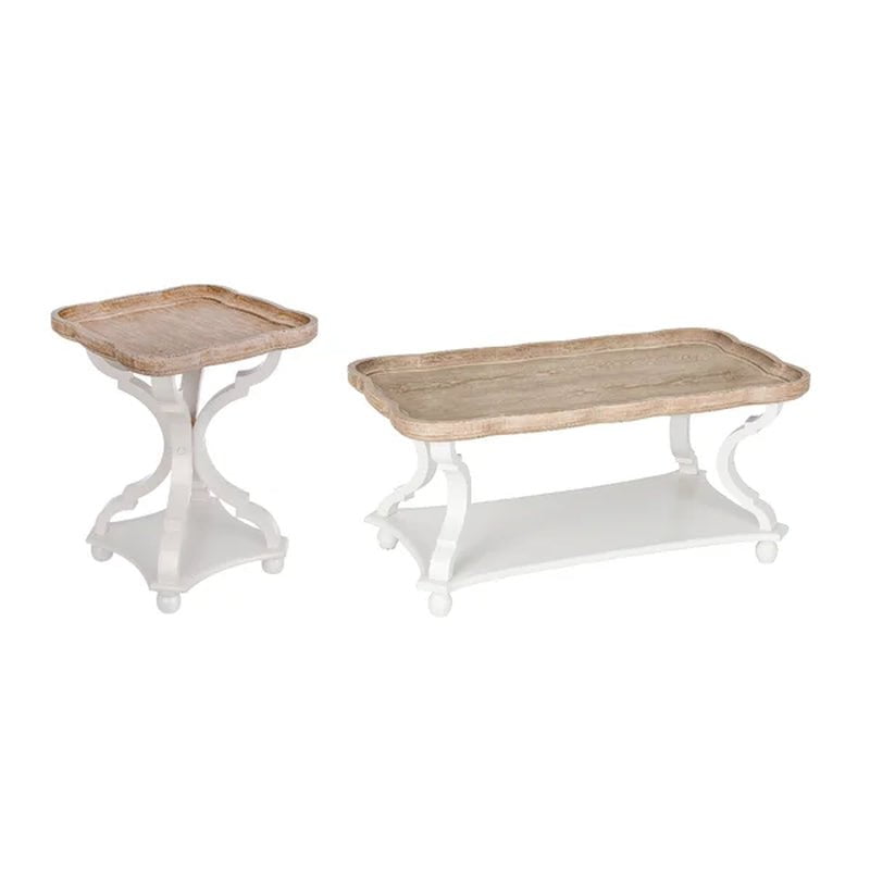 Hein Rustic Farmhouse Coffee Table Set