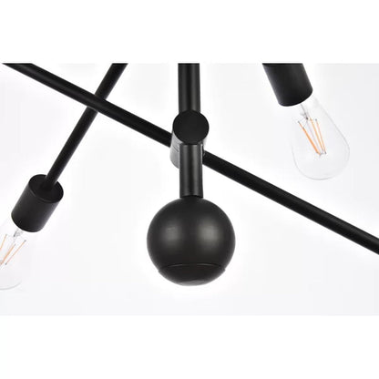 Signorelli 6 - Light Dimmable Sputnik Modern Linear Chandelier