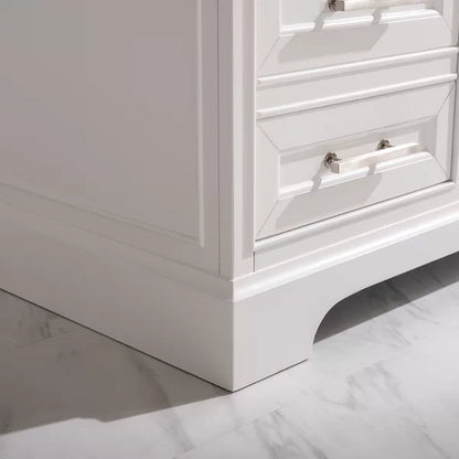 Currahee 60'' Free-Standing Single Bathroom Vanity with Engineered Stone Vanity Top