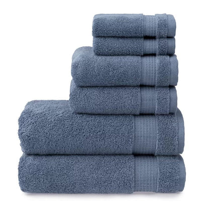 Noah 6 Piece Turkish Cotton Towel Set
