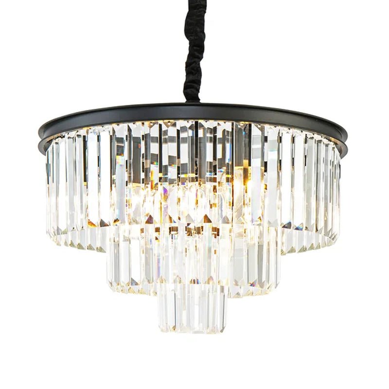Geboe 6 - Light Dimmable Tiered Chandelier