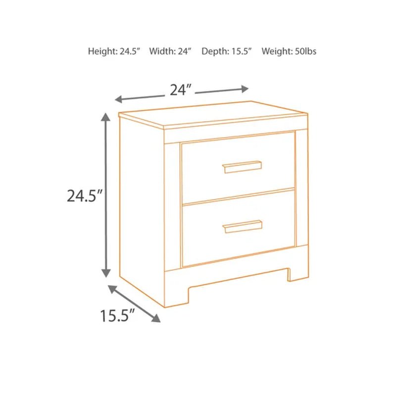 Culverbach Manufactured Wood Nightstand