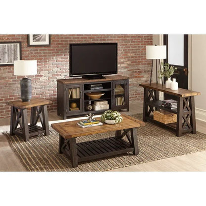 Caberfae 65" Solid Wood TV Stand with Storage