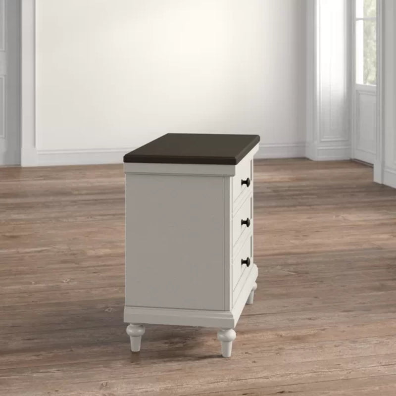 Carol Solid Wood Nightstand