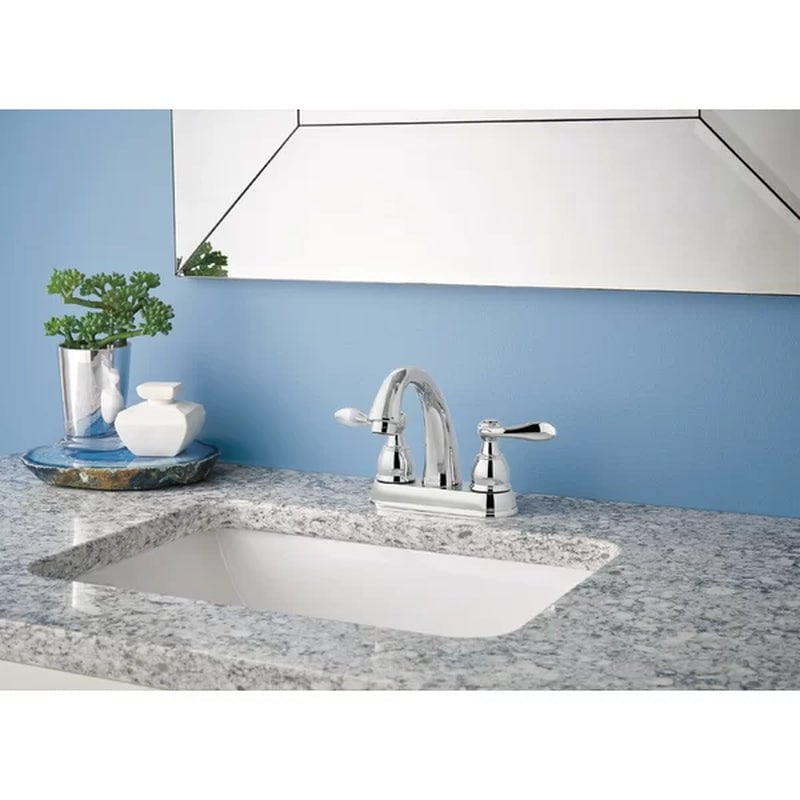 Windemere Centerset Faucet 2-Handle Bathroom Faucet with Drain Assembly