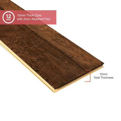 Outlast+ Somerton Auburn 12 Mm T X 7.5 In. W Waterproof Laminate Wood Flooring (549.6 Sqft/Pallet)