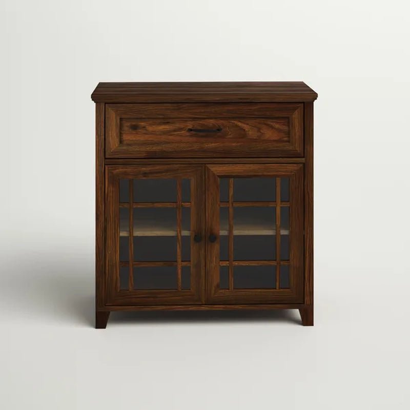 Halethorpe 33'' Tall Glass 2 - Door Accent Cabinet