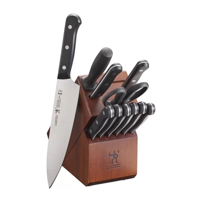 Solution 12 Piece Stainless Steel Knife Block Set