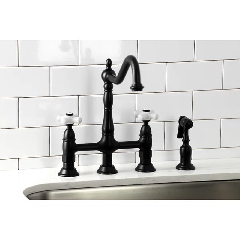 Heritage Kitchen Faucet with Side Spray
