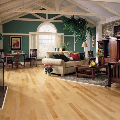 Natural Maple 3/4 In. T X 2.3 In. W Solid Hardwood Flooring (20 Sqft/Case)