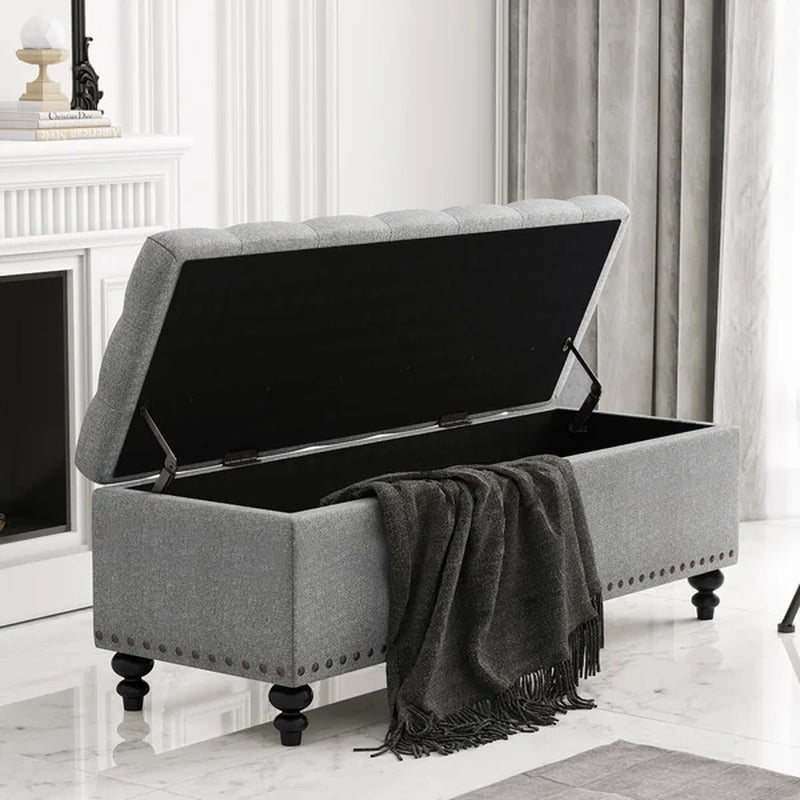 Katz Upholstered Storage Ottoman