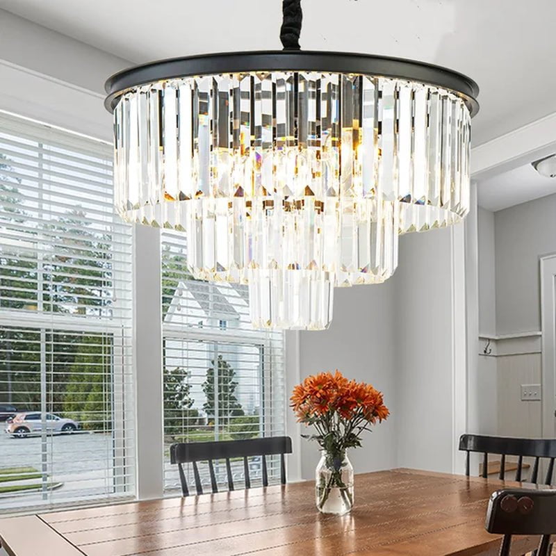 Geboe 6 - Light Dimmable Tiered Chandelier