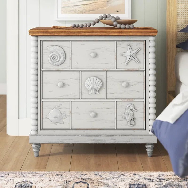 Finsbury Solid + Manufactured Wood Nightstand