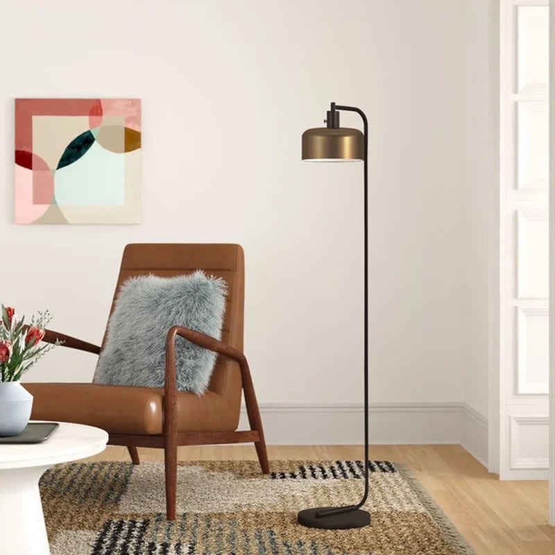Dayla 57" Arched Floor Lamp
