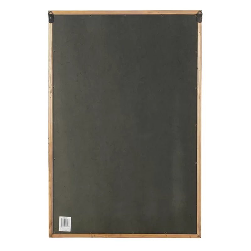 Verner Rectangle Wood Wall Mirror
