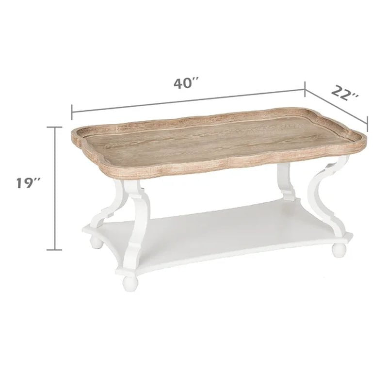 Hein Rustic Farmhouse Coffee Table Set