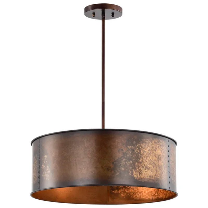 Luyster 4 - Light Dimmable Drum Chandelier