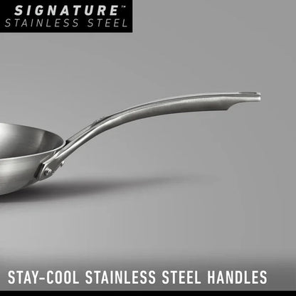 Signature Stainless Steel 10 Piece Cookware Set