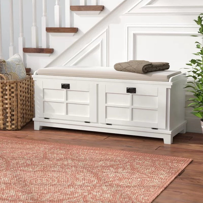 Ferryhill Solid Wood Cabinet Storage Bench