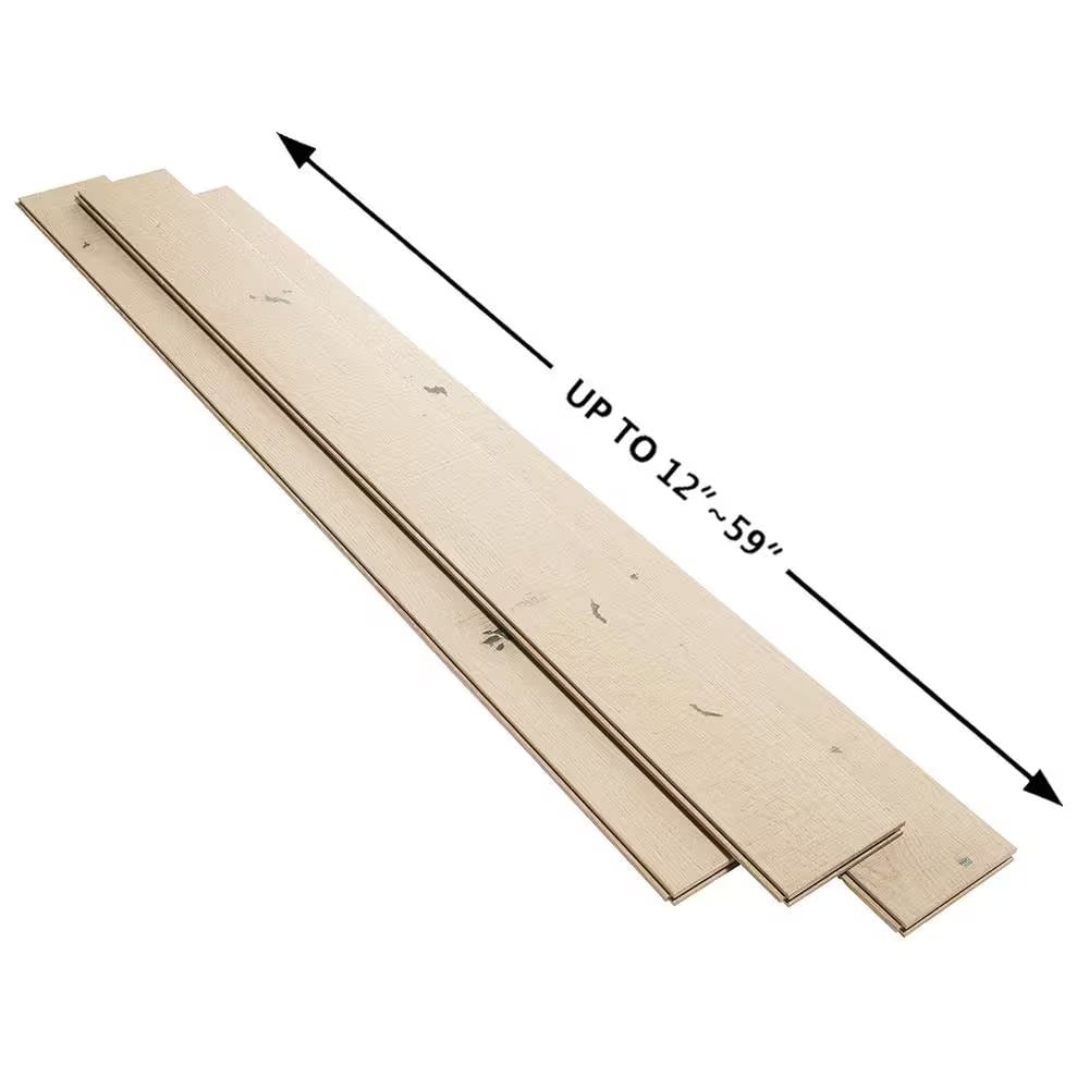 Miramar French Oak 3/4 In. T X 5 In. W Distressed Engineered Hardwood Flooring (22.6 Sqft/Case)