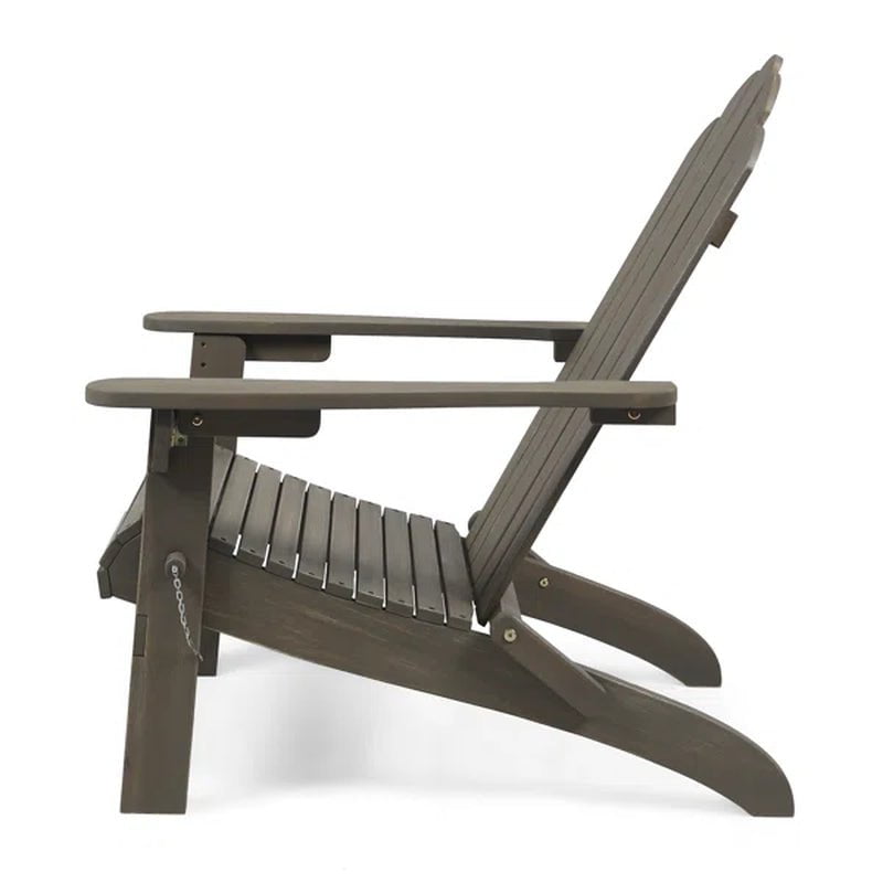 Mobley Solid Wood Folding Adirondack Chair