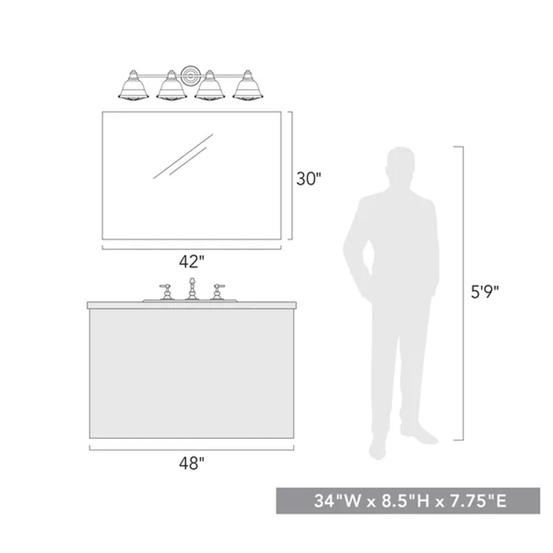 Skye 3 - Light Dimmable Vanity Light