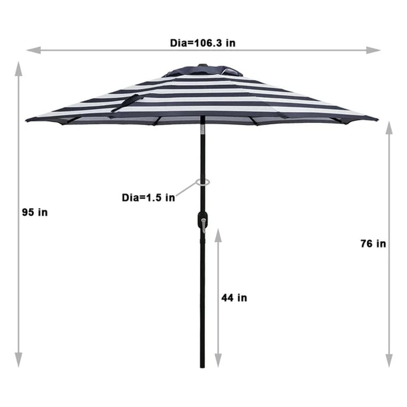 Jaida 108'' Market Umbrella