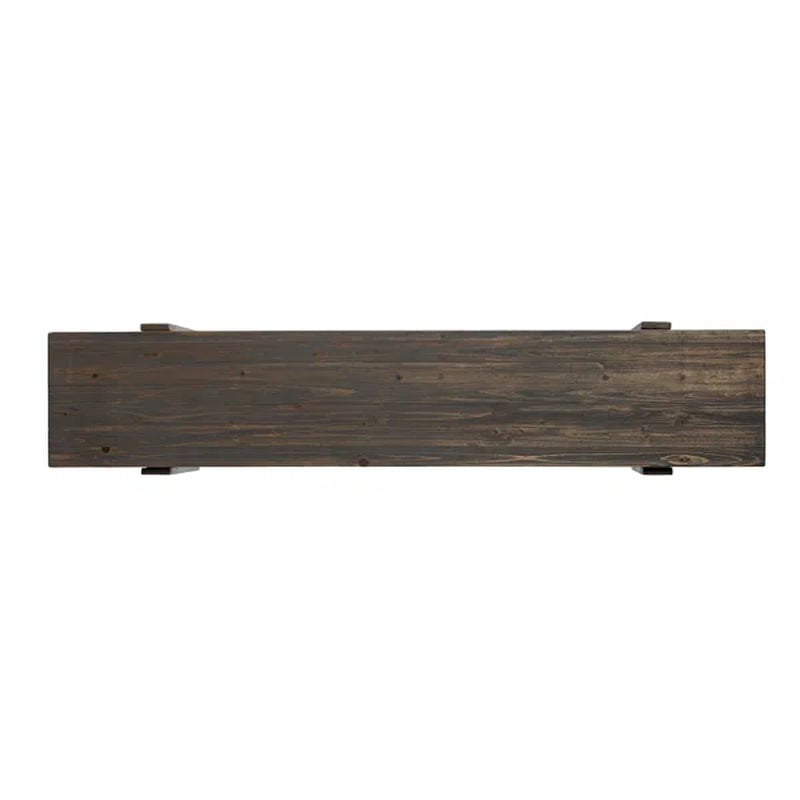 Radabaugh Rustic Industrial Reclaimed Wood Bench