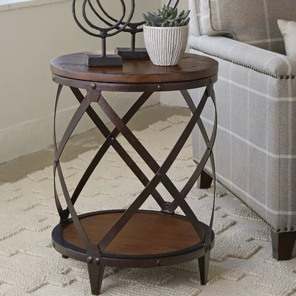 Flintwood 26'' Tall Solid Wood End Table