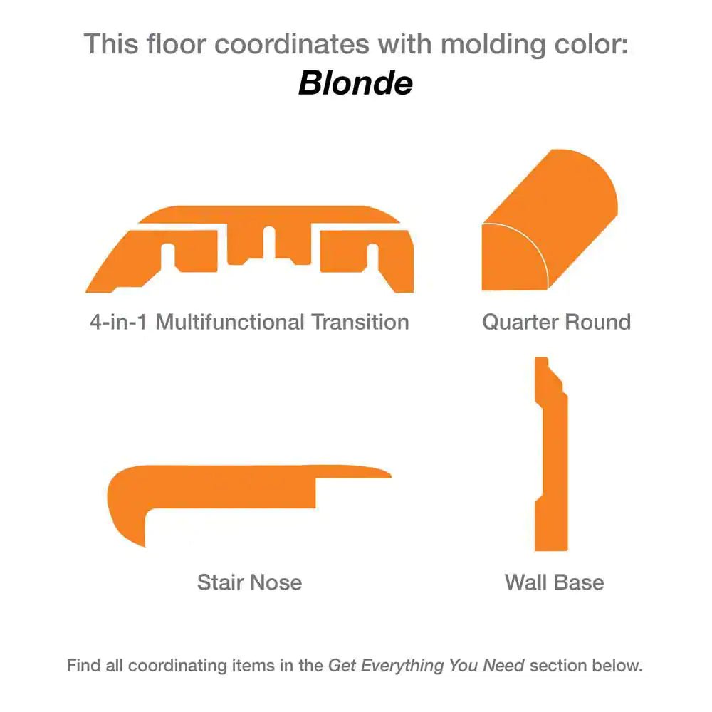 Outlast+ Northern Blonde Maple 12 Mm T X 5.2 In. W Waterproof Laminate Wood Flooring (13.7 Sqft/Case)