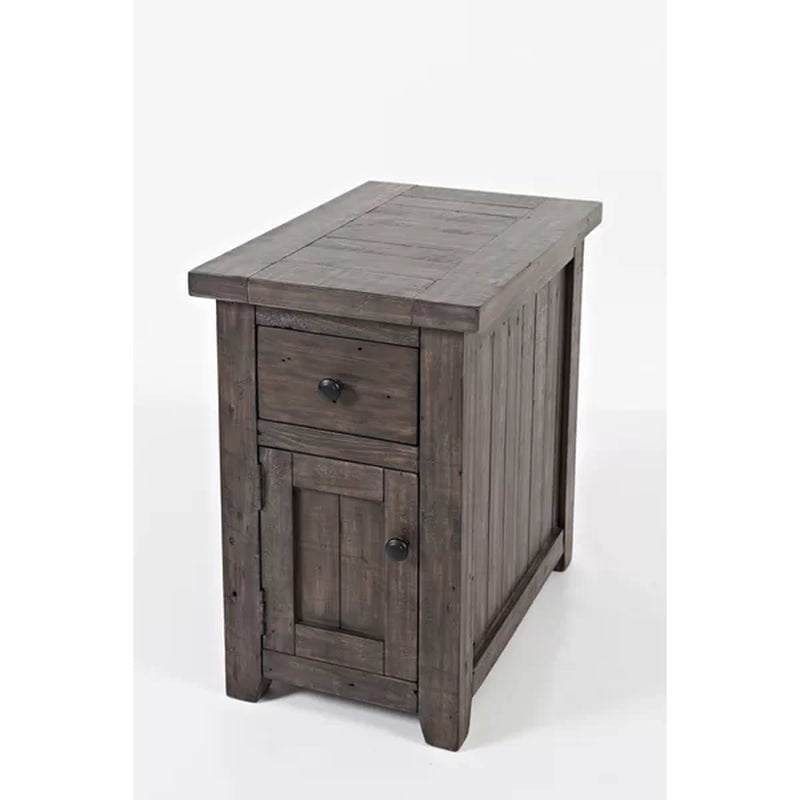 Westhoff 25'' Tall Solid Wood End Table with Storage