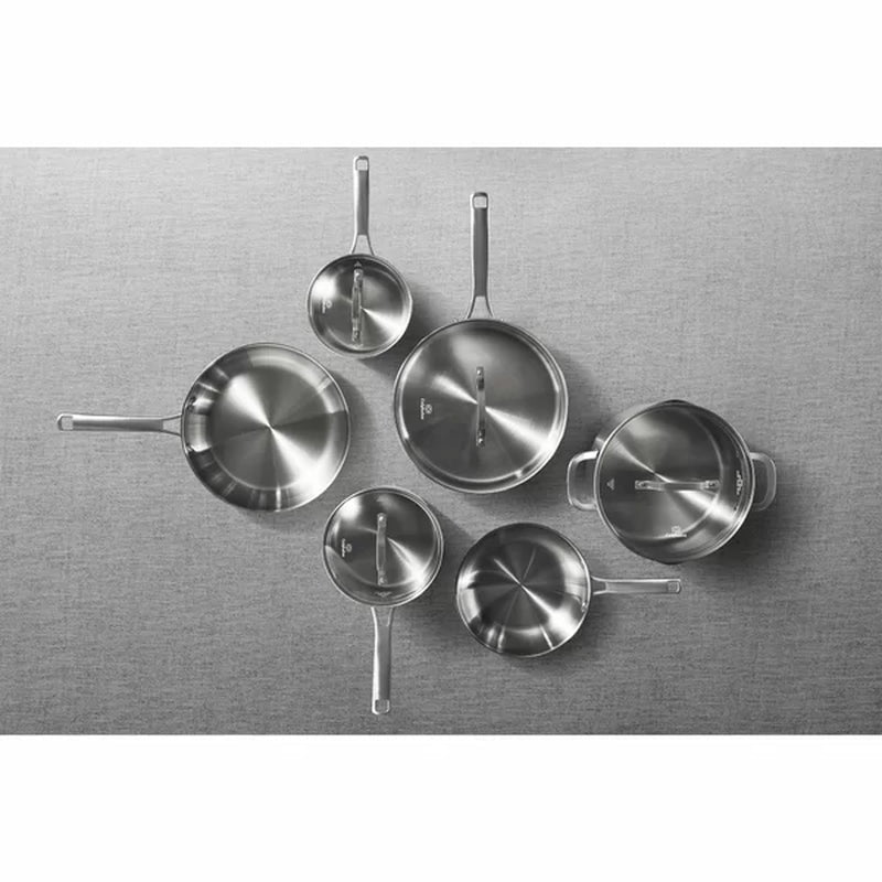 Classic Stainless Steel 10 Piece Cookware Set